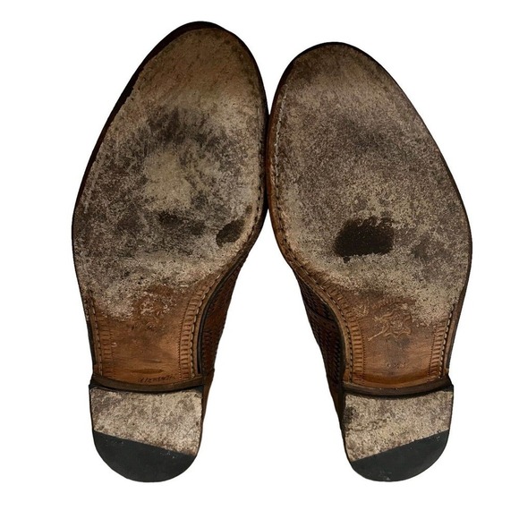 Vintage Mezlan Martinique Derby Captoe Genuine Leather Men\'s 9.5 M Spain